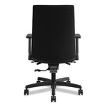 Ignition Series Mid-Back Work Chair, Supports Up to 300 lb, 17" to 22" Seat Height, Black