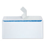 Security Envelope, Address Window, #10, Commercial Flap, Redi-Strip Adhesive Closure, 4.13 x 9.5, White, 500/Box