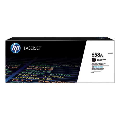 HP 658A, (W2000A) Black Original LaserJet Toner Cartridge