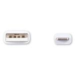 USB Apple Lightning Cable, 6 ft, White