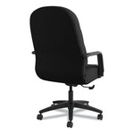 Pillow-Soft 2090 Series Executive High-Back Swivel/Tilt Chair, Supports Up to 300 lb, 17" to 21" Seat Height, Black