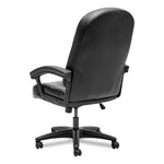 Pillow-Soft 2090 Series Executive High-Back Swivel/Tilt Chair, Supports Up to 250 lb, 16" to 21" Seat Height, Black