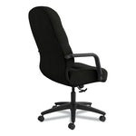 Pillow-Soft 2090 Series Executive High-Back Swivel/Tilt Chair, Supports Up to 300 lb, 16.75" to 21.25" Seat Height, Black