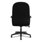 Pillow-Soft 2090 Series Executive High-Back Swivel/Tilt Chair, Supports Up to 300 lb, 17" to 21" Seat Height, Black