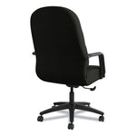 Pillow-Soft 2090 Series Executive High-Back Swivel/Tilt Chair, Supports Up to 300 lb, 16.75" to 21.25" Seat Height, Black