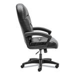 Pillow-Soft 2090 Series Executive High-Back Swivel/Tilt Chair, Supports Up to 250 lb, 16" to 21" Seat Height, Black