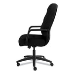 Pillow-Soft 2090 Series Executive High-Back Swivel/Tilt Chair, Supports Up to 300 lb, 17" to 21" Seat Height, Black