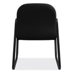 Pillow-Soft 2090 Series Guest Arm Chair, Fabric Upholstery, 23.25" x 28" x 36", Black Seat, Black Back, Black Base