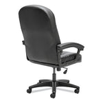 Pillow-Soft 2090 Series Executive High-Back Swivel/Tilt Chair, Supports Up to 250 lb, 16" to 21" Seat Height, Black