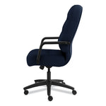 Pillow-Soft 2090 Series Executive High-Back Swivel/Tilt Chair, Supports Up to 300 lb, Navy Seat/Back, Black Base