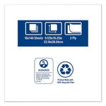 Windshield Towel, 2-Ply, 9.13 x 10.25, Blue, 140/Pack, 16 Packs/Carton