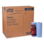 Advanced ShopMax Wiper 450, 11 x 9.4, Blue, 60/Roll, 30 Rolls/Carton