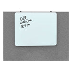 Cubicle Glass Dry Erase Board, 20 x 16, White Surface