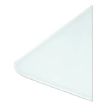 Cubicle Glass Dry Erase Board, 20 x 16, White Surface