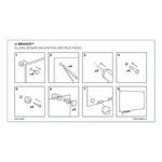 Magnetic Glass Dry Erase Board Value Pack, 70" x 47", Frosted White