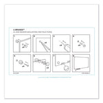 Magnetic Glass Dry Erase Board Value Pack, 35" x 23", Frosted White