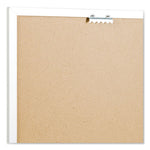 Magnetic Dry Erase Board, Undated One Month, 20 x 16, White Surface, Silver Aluminum Frame