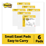 Vertical-Orientation Self-Stick Easel Pads, Unruled, 15 x 18, White, 20 Sheets, 2/Pack