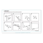 Magnetic Glass Dry Erase Board Value Pack, 70" x 35", Frosted White