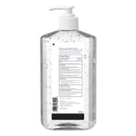 Advanced Hand Sanitizer Refreshing Gel, 20 oz Pump Bottle, Clean Scent, 12/Carton