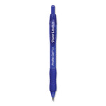 Profile Gel Pen, Retractable, Medium 0.7 mm, Blue Ink, Translucent Blue Barrel, Dozen