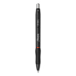 S-Gel High-Performance Gel Pen, Retractable, Bold 1 mm, Red Ink, Black Barrel, Dozen