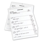 Job Ticket Holders, Heavy Gauge Vinyl, 9 x 12, Clear, 10/Pack