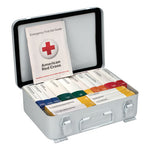 Unitized ANSI Compliant Class A Type III First Aid Kit for 25 People, 84 Pieces, Metal Case