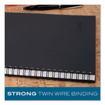 Wirebound Guided Action Planner Notebook, 1-Subject, Project-Management Format, Dark Gray Cover, (80) 11 x 8.5 Sheets