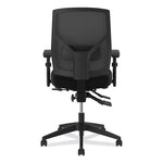 Crio High-Back Task Chair with Asynchronous Control, Supports Up to 250 lb, 18" to 22" Seat Height, Black