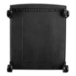 Two-Drawer Mobile Filing Cabinet, 2 Legal/Letter-Size File Drawers, Black, 14.75" x 18.25" x 26"