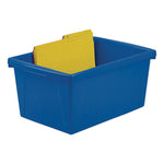 Storage Bins, 5.5 gal, 10.63 x 15.63 x 8, Randomly Assorted Colors