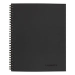 Wirebound Business Notebook, 1-Subject, Wide/Legal Rule, Black Linen Cover, (80) 11 x 8.5 Sheets