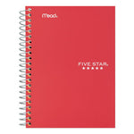 Wirebound Notebook with Two Pockets, 2-Subject, Medium/College Rule, Randomly Assorted Cover Color, (100) 9.5 x 6 Sheets