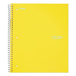 Wirebound Notebook with 2 Pockets, 1-Subject, Quadrille Rule (4 sq/in), Randomly Assorted Cover Color, (100) 11 x 8.5 Sheets