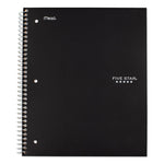 Wirebound Notebook with 2 Pockets, 1-Subject, Quadrille Rule (4 sq/in), Randomly Assorted Cover Color, (100) 11 x 8.5 Sheets