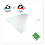 Cleartex Unomat Anti-Slip Chair Mat for Hard Floors/Flat Pile Carpets, 60 x 48, Clear