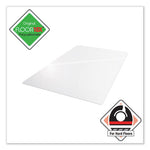 Cleartex Ultimat Polycarbonate Chair Mat for Hard Floors, 48 x 53, Clear