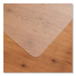 Cleartex Ultimat Polycarbonate Chair Mat for Hard Floors, 48 x 53, Clear