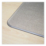 Cleartex MegaMat Heavy-Duty Polycarbonate Mat for Hard Floor/All Carpet, 46 x 60, Clear