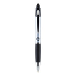 Z-Grip MAX Ballpoint Pen, Retractable, Medium 1 mm, Black Ink, Silver/Black Barrel, 12/Pack