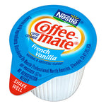 Liquid Coffee Creamer, French Vanilla, 0.38 oz Mini Cups, 360 Cups/Carton