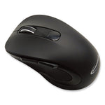 Mid-Size Wireless Optical Mouse with Micro USB, 2.4 GHz Frequency/26 ft Wireless Range, Right Hand Use, Black