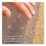 Natural Origins Chair Mat with Lip For Carpet, 36 x 48, Clear