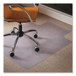 Natural Origins Chair Mat with Lip For Carpet, 36 x 48, Clear