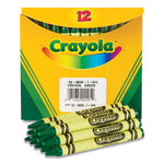 Bulk Crayons, Green, 12/Box