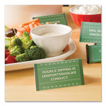 Small Tent Card, White, 2 x 3.5, 4 Cards/Sheet, 40 Sheets/Pack