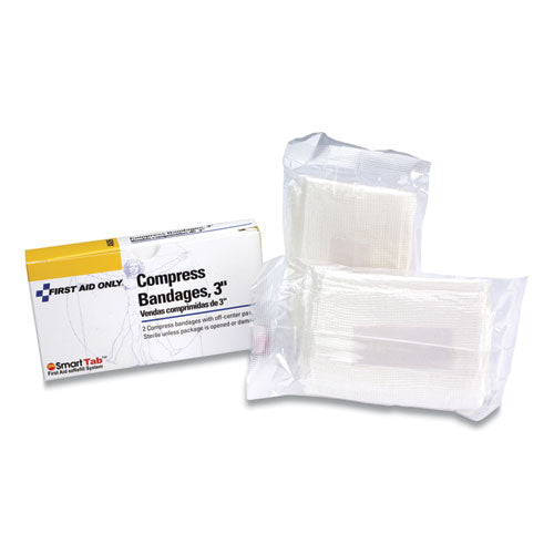 Compress Bandages, 3 x 2, 2/Box