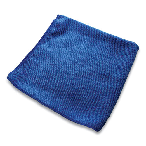 Lightweight Microfiber Cloths, 16 x 16, Blue, 240/Carton