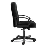 HVL601 Series Executive High-Back Chair, Supports Up to 250 lb, 17.44" to 20.94" Seat Height, Black